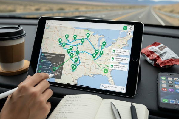 road trip ev planning